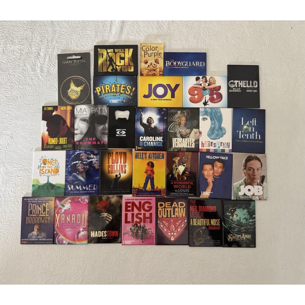 Broadway Show Magnet – Choose Your Musical | Combined Shipping